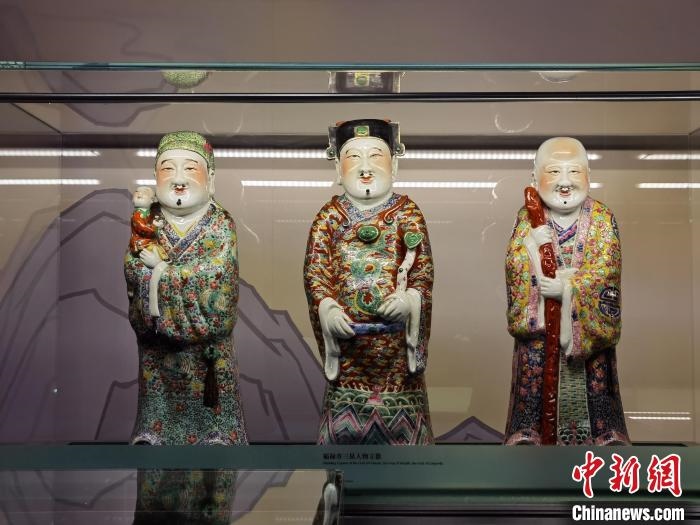 福祿壽三星人物立像?！∩虾Ｊ袣v史博物館 供圖