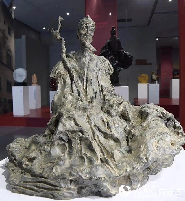 吳為山作品《莊子》。王劭凱攝
