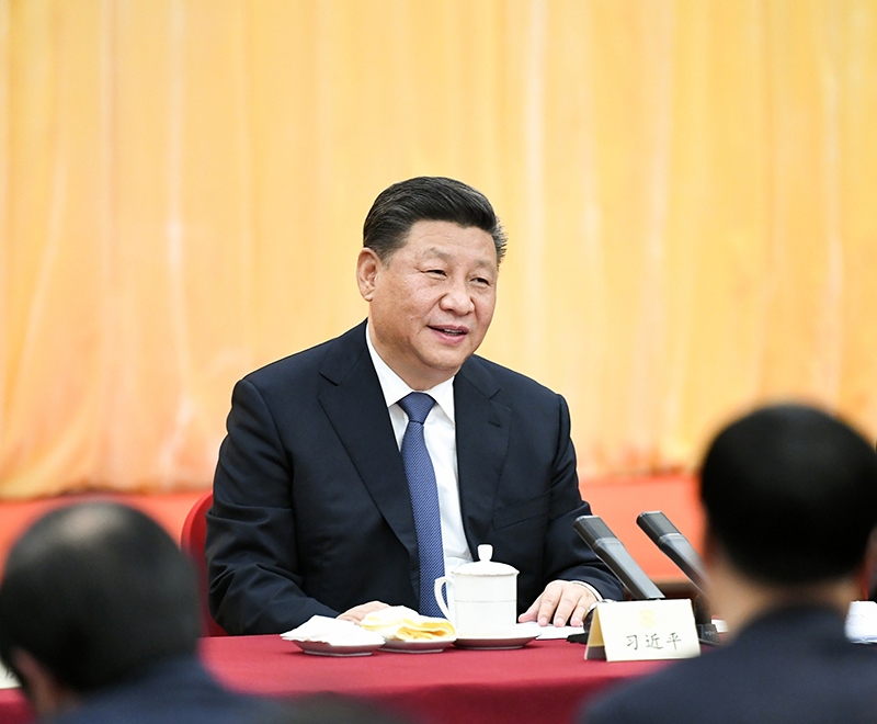 2019年3月4日下午，習(xí)近平總書記看望參加全國(guó)政協(xié)十三屆二次會(huì)議的文化藝術(shù)界、社會(huì)科學(xué)界委員，并參加聯(lián)組會(huì)，聽取意見和建議。