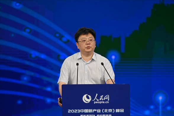 傳播內(nèi)容認(rèn)知全國重點(diǎn)實(shí)驗(yàn)室首席科學(xué)家張勇東。人民網(wǎng)記者 于凱攝