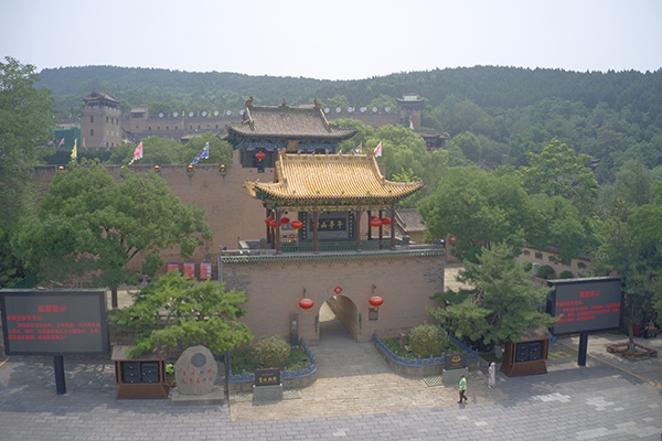皇城相府景區(qū)（無人機(jī)照片）。人民網(wǎng)記者 王天樂攝