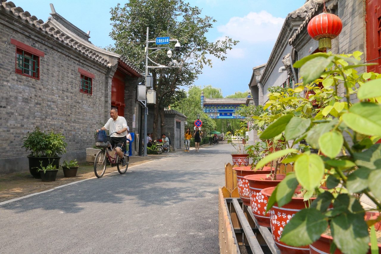  北京市南鑼鼓巷片區(qū)雨兒胡同（2019年7月25日攝）。
