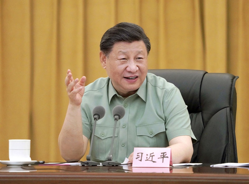 2023年7月26日，習(xí)近平到西部戰(zhàn)區(qū)空軍視察。