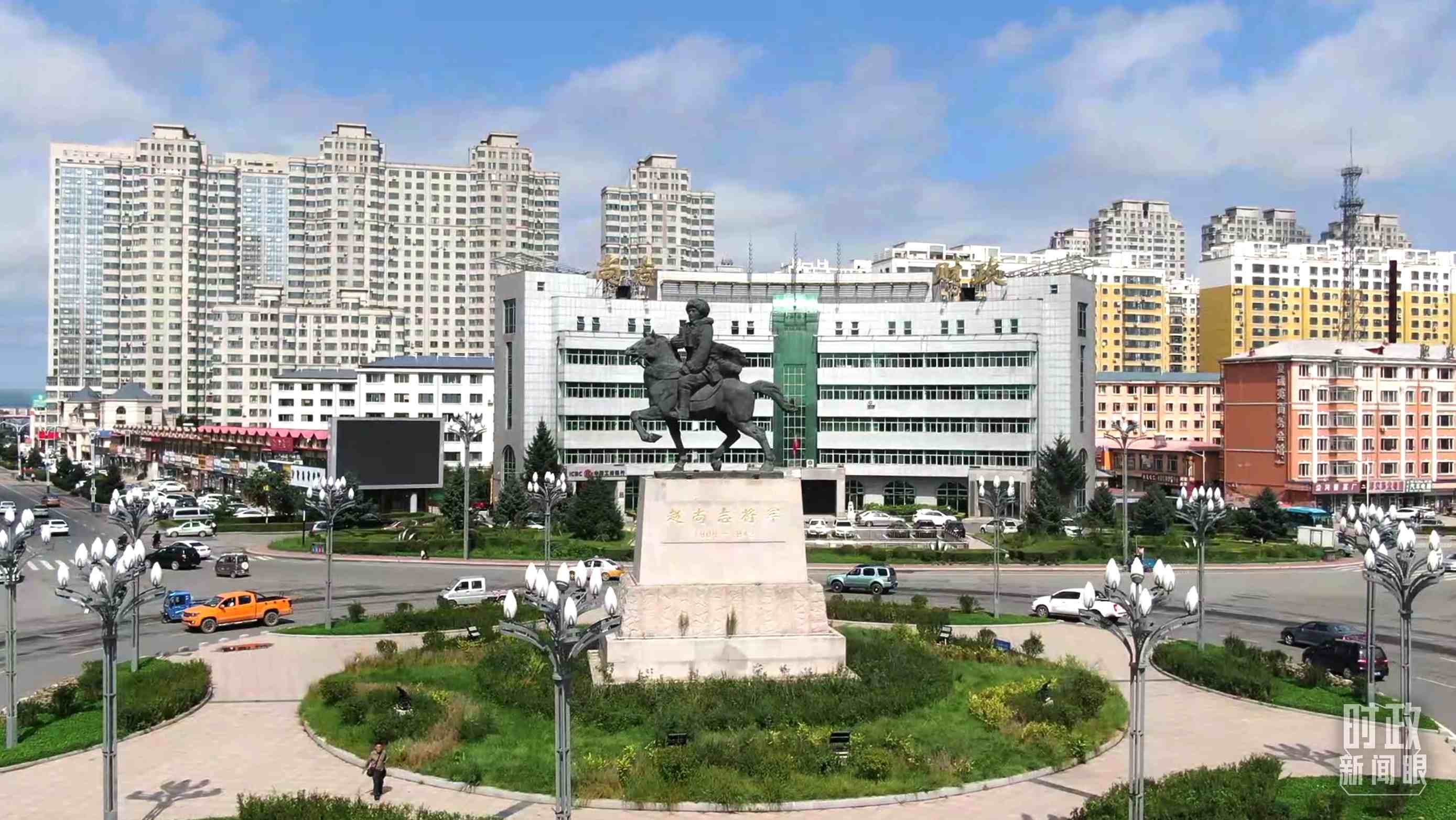 △哈爾濱市尚志市航拍。（總臺央視記者張耿生拍攝）