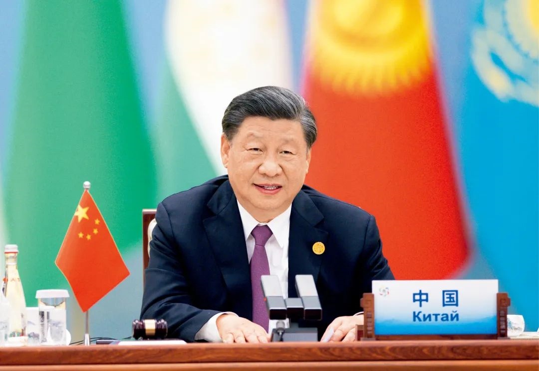 2023年5月19日上午，國家主席習近平在陜西省西安市主持首屆中國—中亞峰會并發(fā)表題為《攜手建設守望相助、共同發(fā)展、普遍安全、世代友好的中國—中亞命運共同體》的主旨講話。圖/ 新華社記者 黃敬文 攝