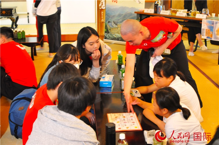 中日青少年聯(lián)歡交流會(huì)現(xiàn)場(chǎng)。人民網(wǎng) 蔣曉辰攝