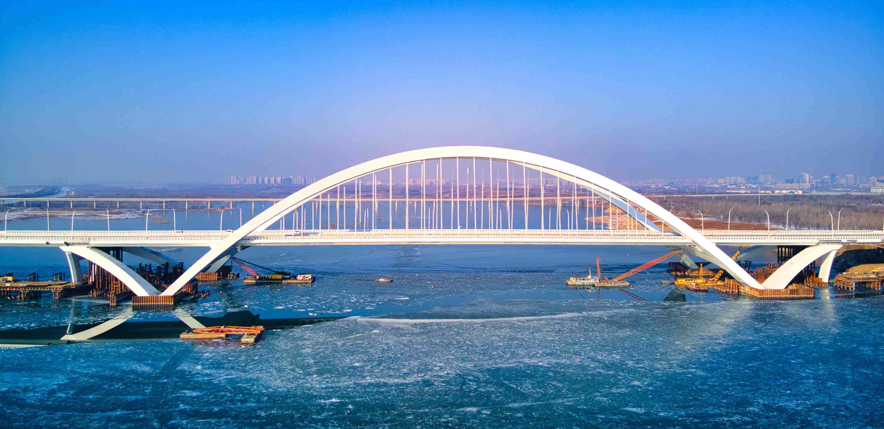 開通后的京雄大橋。受訪方供圖