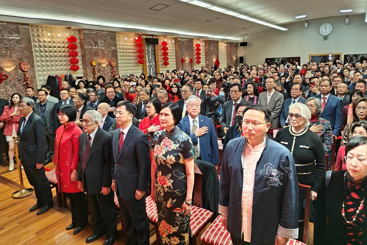 領(lǐng)區(qū)各州代表參加招待會(huì)。主辦方供圖