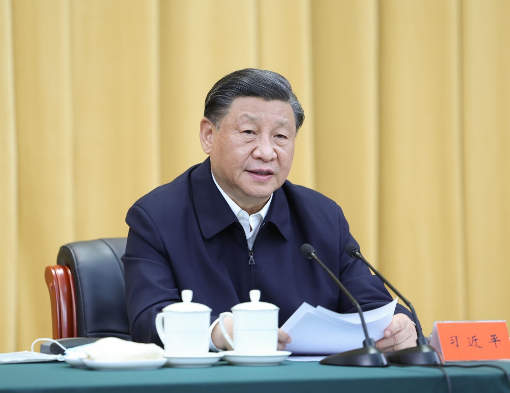 2023年6月2日，習(xí)近平在北京出席文化傳承發(fā)展座談會(huì)并發(fā)表重要講話。新華社記者 鞠鵬 攝