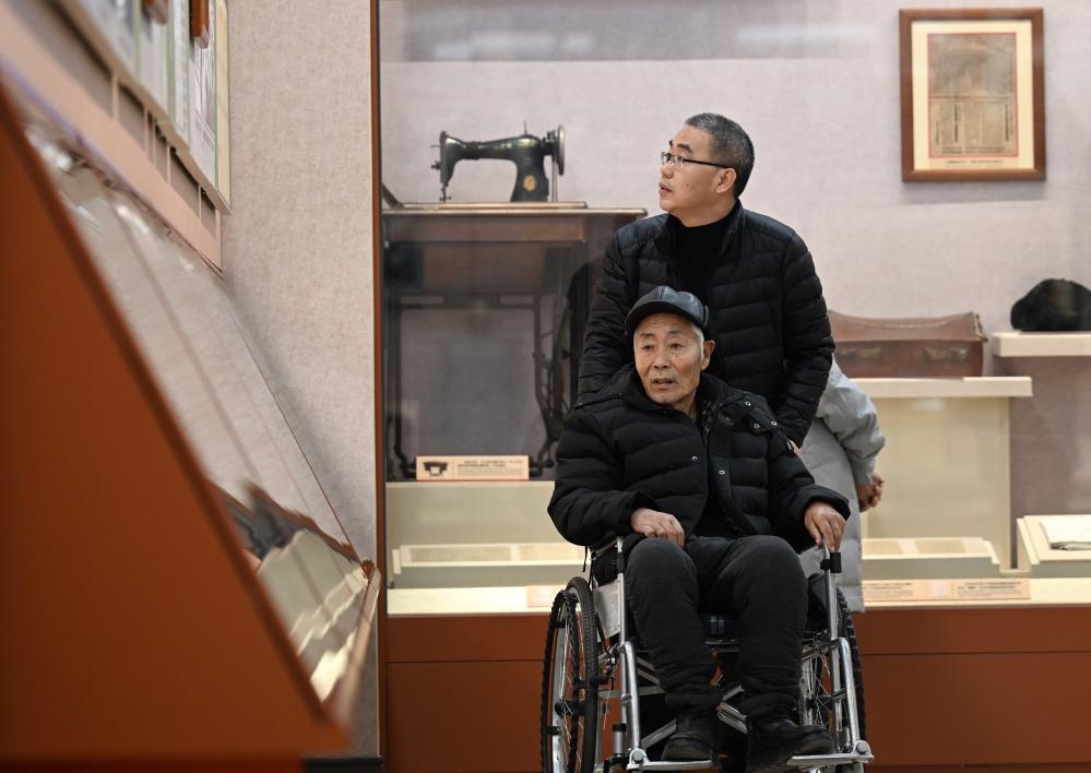 2024年1月29日，市民在平津戰(zhàn)役紀念館參觀。