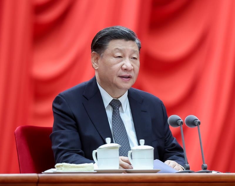 △2023年4月3日，學(xué)習(xí)貫徹習(xí)近平新時(shí)代中國(guó)特色社會(huì)主義思想主題教育工作會(huì)議在北京召開。習(xí)近平總書記出席會(huì)議并發(fā)表重要講話。