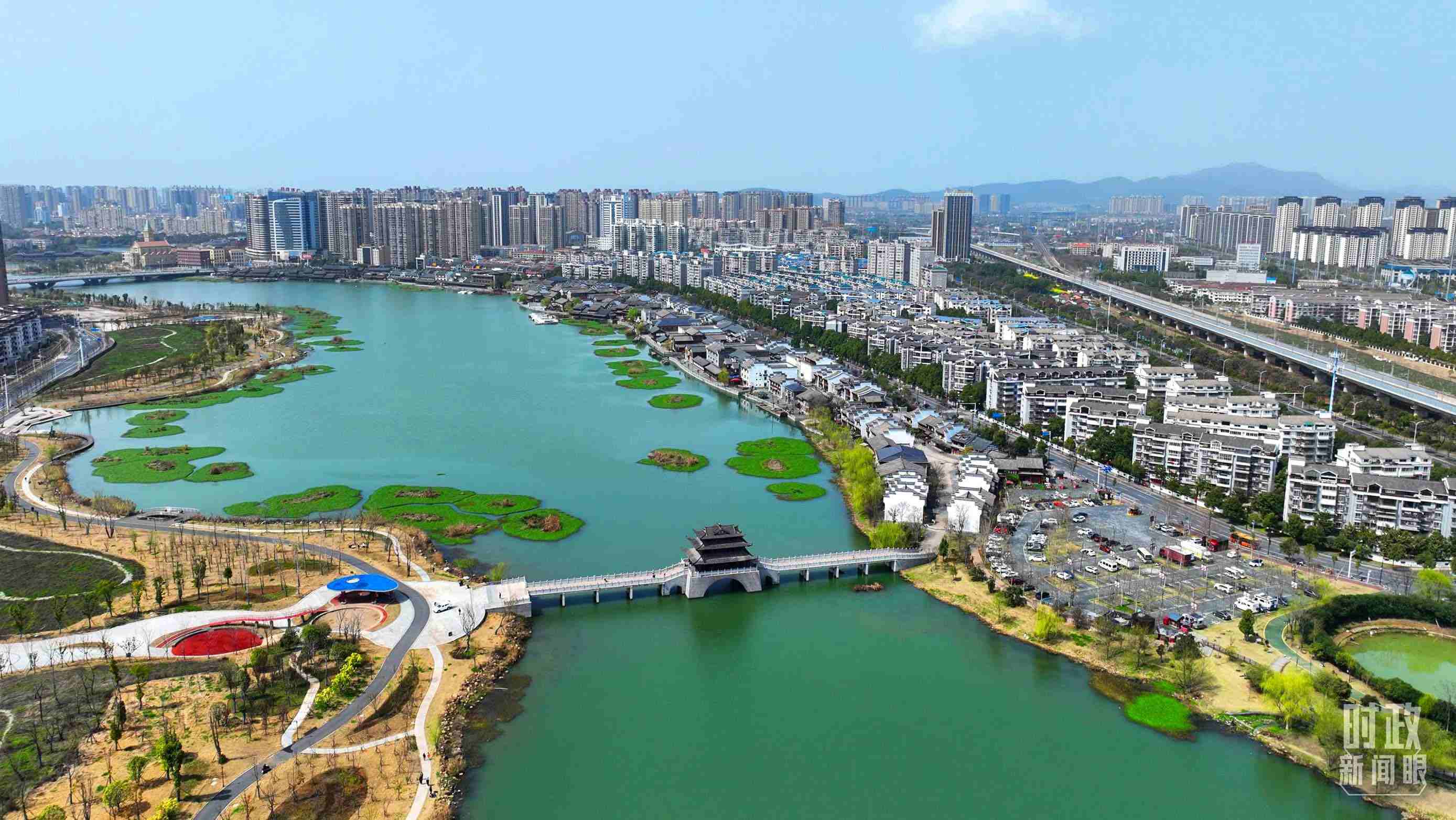 湖南常德。此次座談會前，習近平在長沙、常德兩地實地考察。（總臺央視記者范凱拍攝）