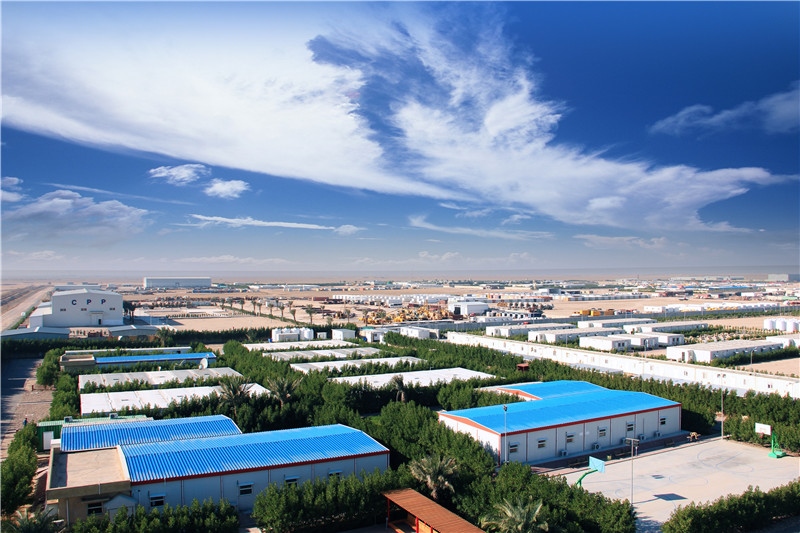 圖為中石油管道局伊拉克魯邁拉項(xiàng)目營地，中石油管道局供圖