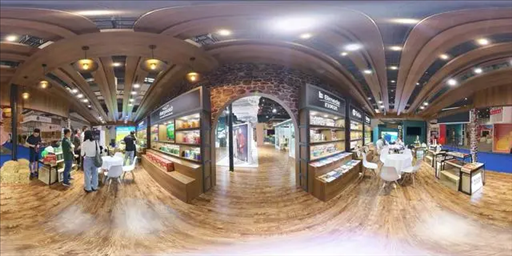△消博會(huì)主賓國愛爾蘭國家館展區(qū)一角