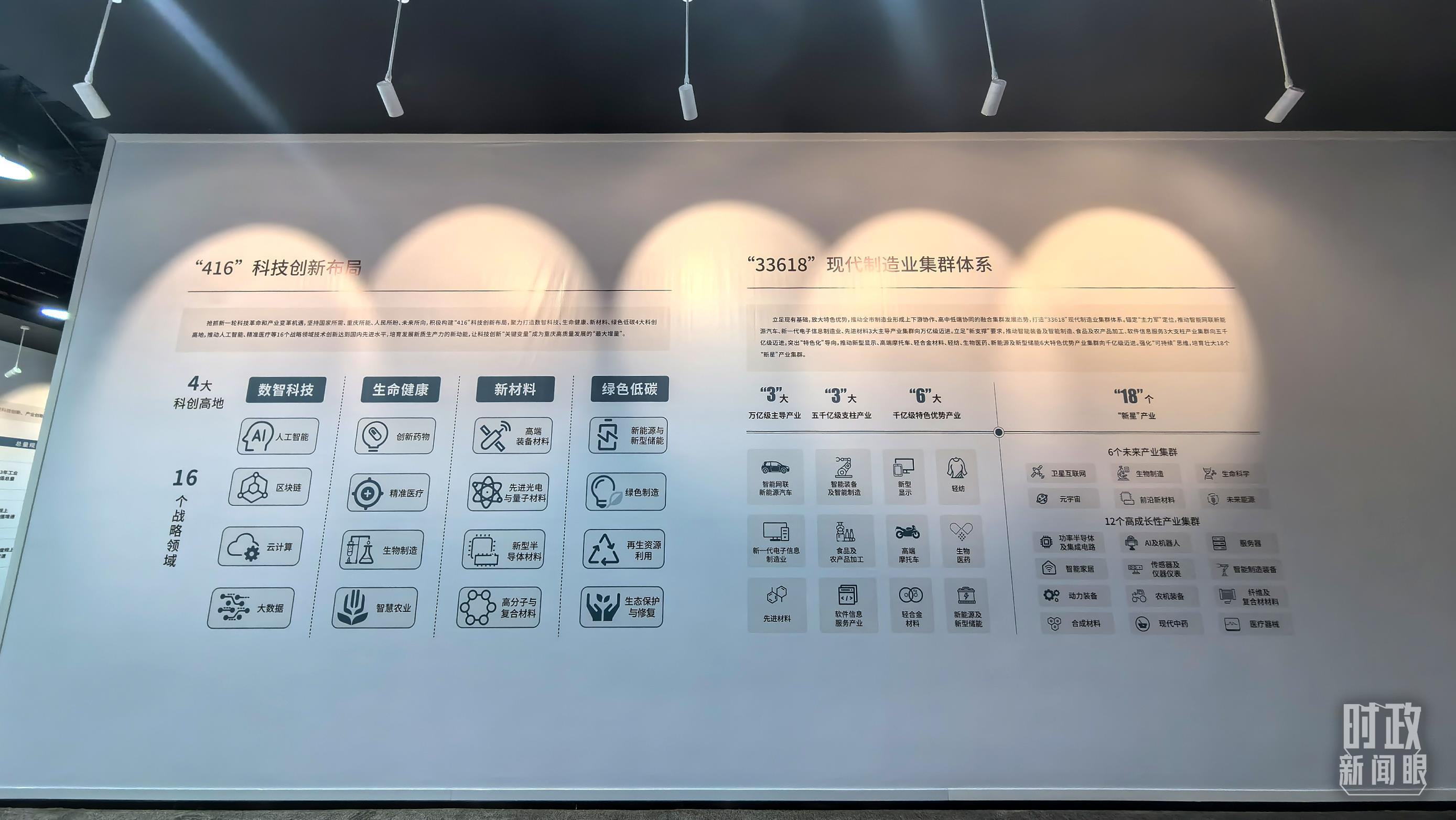 △重慶科技創(chuàng)新和產(chǎn)業(yè)發(fā)展成果展示。（總臺(tái)央廣記者潘毅拍攝）