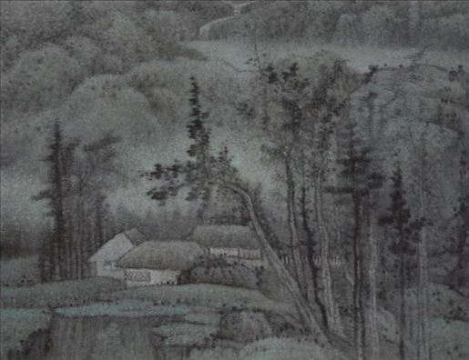 王秦生畫作《晨寂》。主辦方供圖