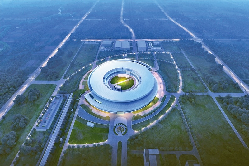 近年來，長三角各省市牢牢把握高質(zhì)量發(fā)展這個首要任務(wù)，因地制宜培育和發(fā)展新質(zhì)生產(chǎn)力，朝著世界級城市群目標邁進。圖為第四代大科學(xué)裝置“合肥先進光源”的效果圖（資料圖片）。 新華社發(fā)（中國科學(xué)技術(shù)大學(xué)國家同步輻射實驗室供圖）