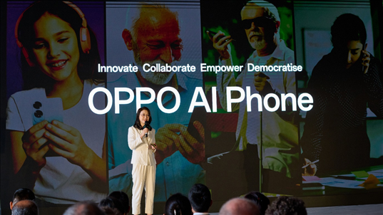 OPPO AI中心產(chǎn)品總監(jiān)張峻致辭 主辦方供圖