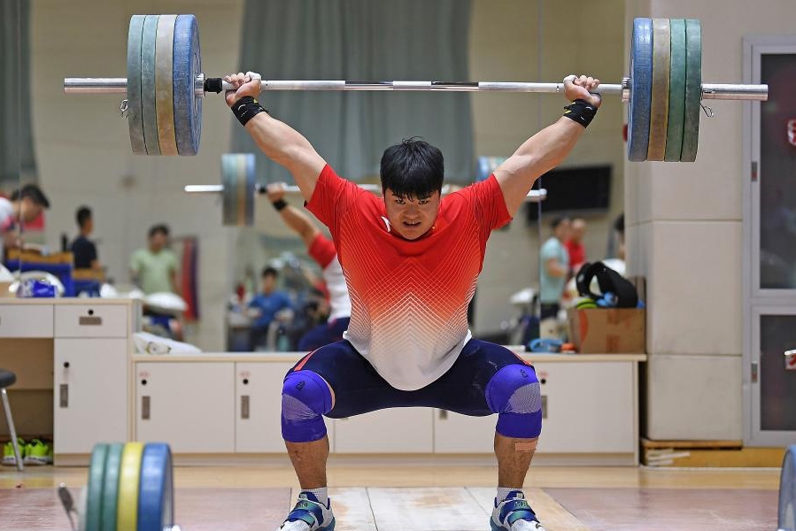 5月10日，國家隊(duì)選手劉煥華在訓(xùn)練中。新華社記者 侯昭康 攝