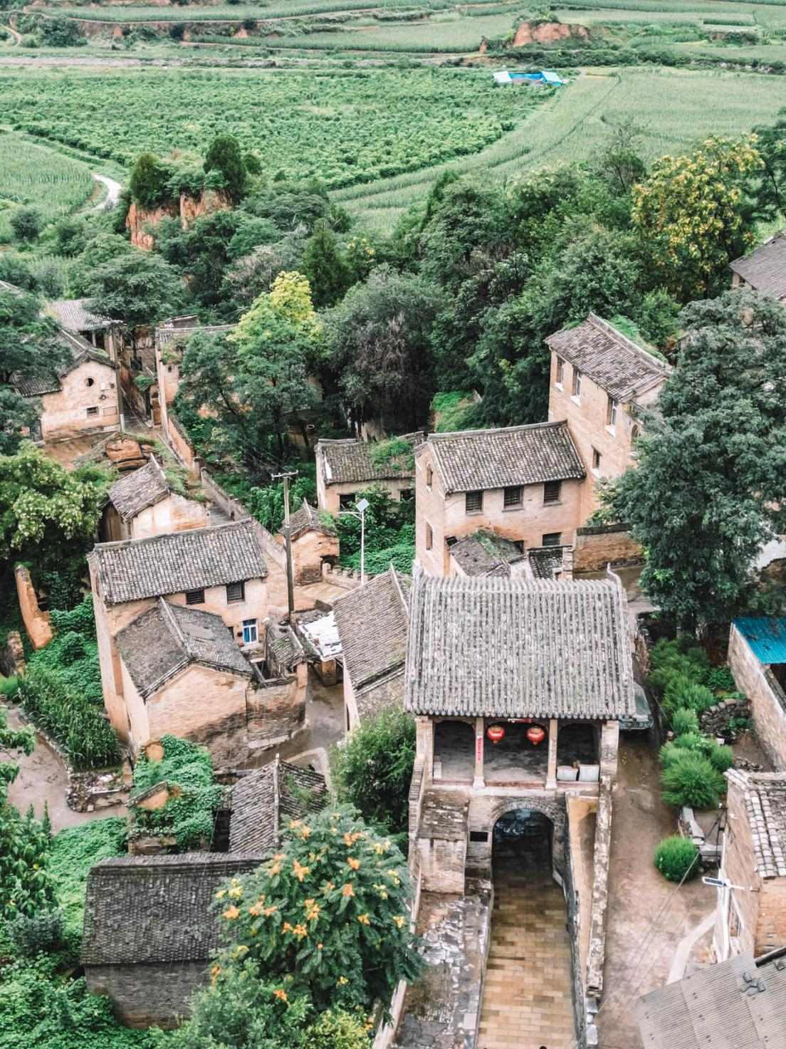 高平市永寧寨村，有許多明清建筑。王劍攝