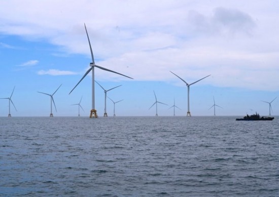 2024年6月19日拍攝的三峽集團(tuán)漳浦二期海上風(fēng)電項(xiàng)目。新華社記者 林善傳 攝