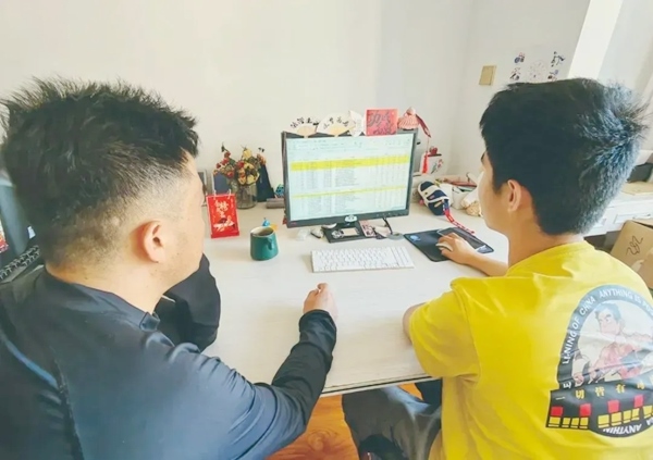 一起上課的畫(huà)面。北京航空航天大學(xué)供圖