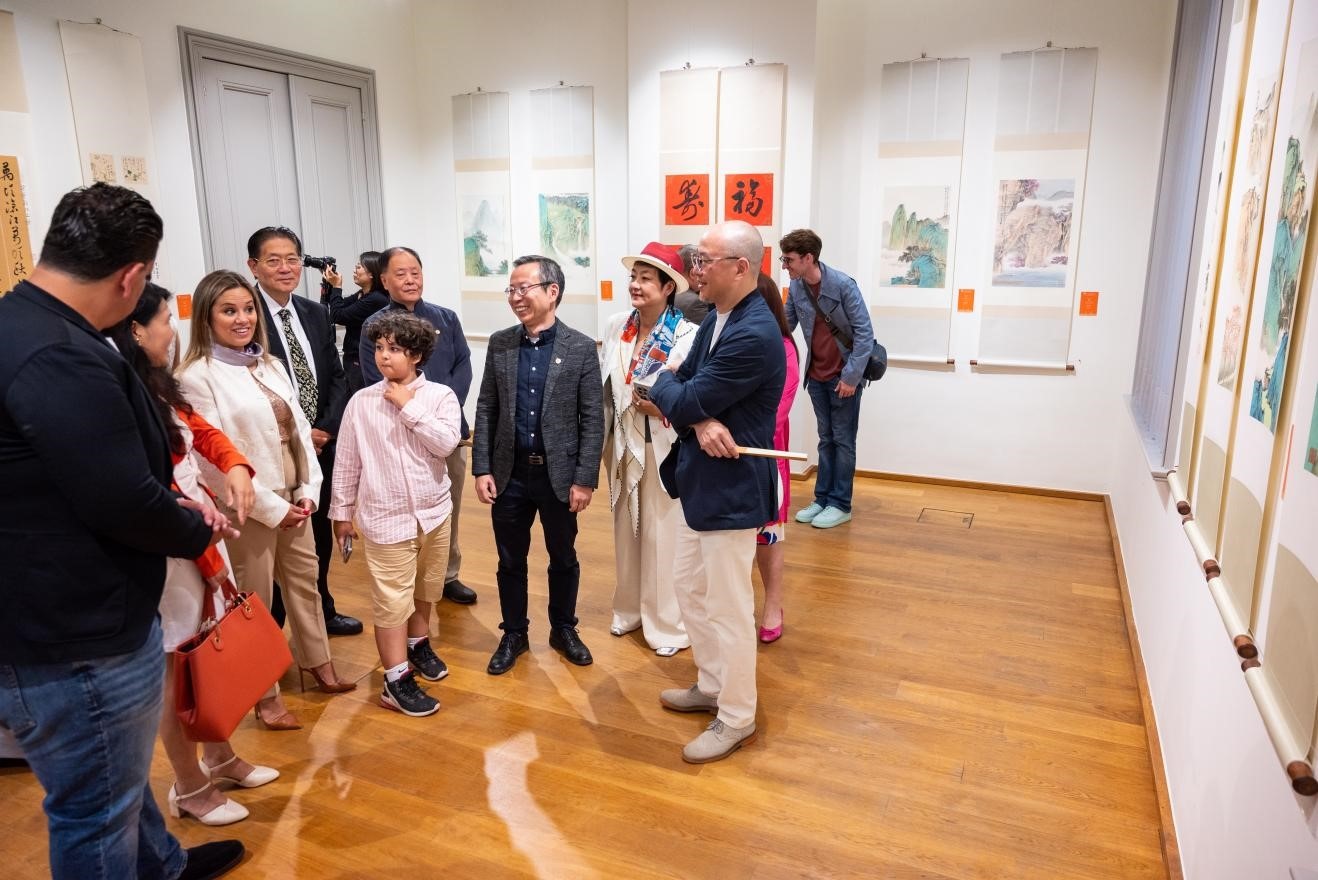 圖為展覽現(xiàn)場。布魯塞爾中國文化中心供圖