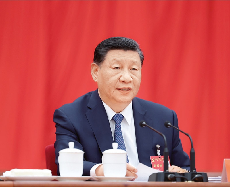 中國(guó)共產(chǎn)黨第二十屆中央委員會(huì)第三次全體會(huì)議，于2024年7月15日至18日在北京舉行。中央委員會(huì)總書記習(xí)近平作重要講話。 新華社記者 鞠鵬/攝