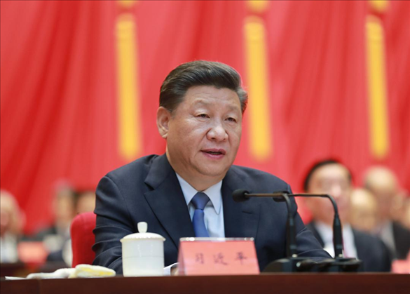 2019年9月20日，中央政協(xié)工作會(huì)議暨慶祝中國(guó)人民政治協(xié)商會(huì)議成立70周年大會(huì)在全國(guó)政協(xié)禮堂召開。中共中央總書記、國(guó)家主席、中央軍委主席習(xí)近平出席大會(huì)并發(fā)表重要講話。新華社記者 丁林 攝