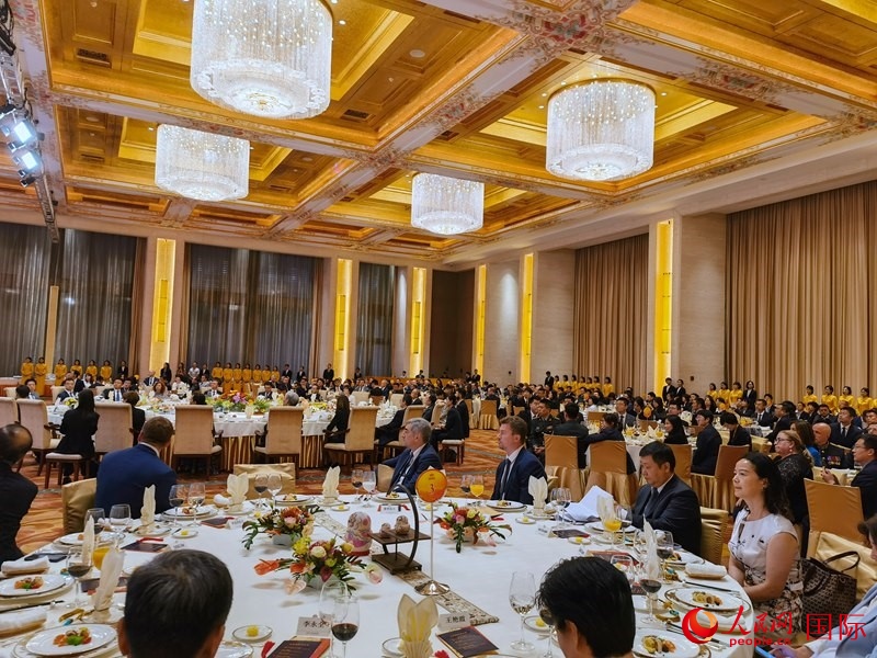 慶祝中俄建交75周年招待會在京舉行。人民網記者 李明琪攝