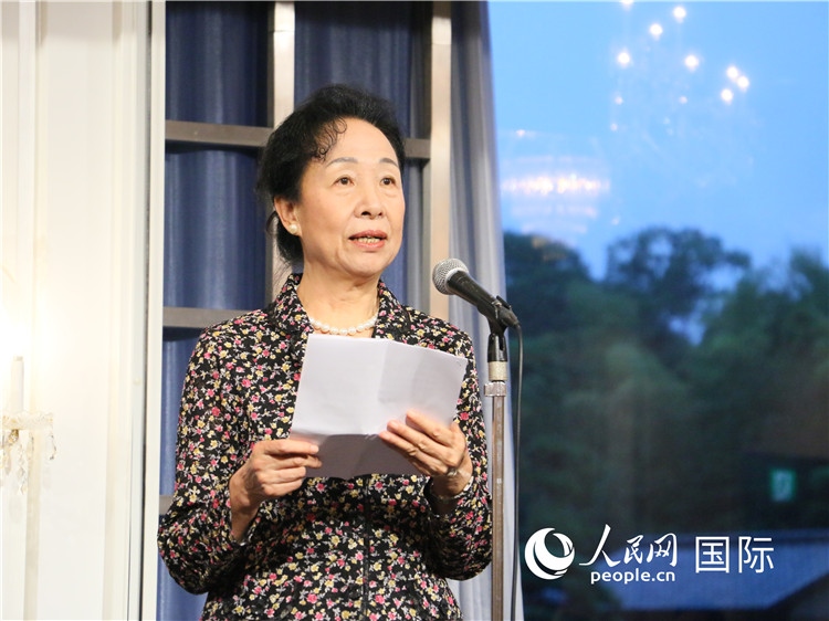 中國商務(wù)部原部長助理郭莉致辭。人民網(wǎng) 許可攝