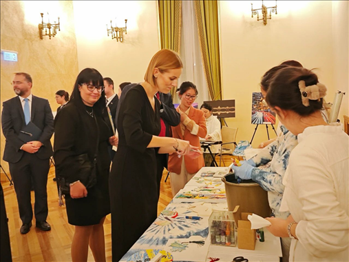 招待會現(xiàn)場。中國駐匈牙利大使館供圖