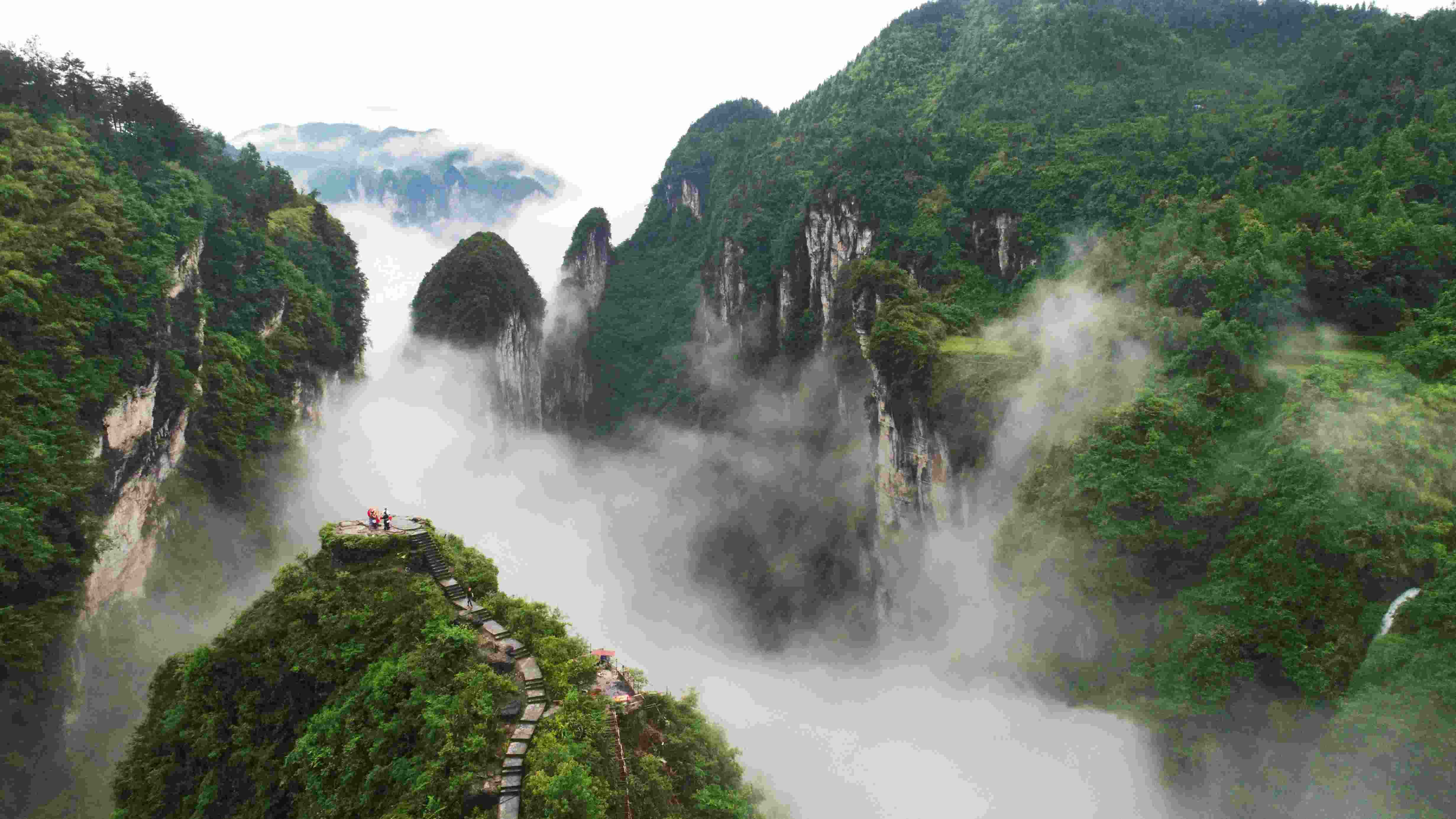 湖南矮寨國家森林公園。受訪者供圖