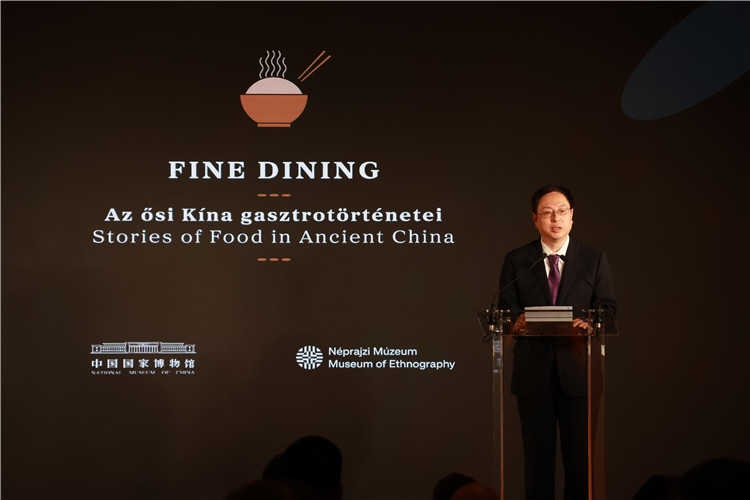 中國國家博物館副館長楊帆致辭。圖片由中國駐匈牙利大使館提供。