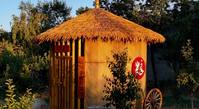 老奇臺(tái)人民法庭“土圓倉”調(diào)解室。老奇臺(tái)人民法庭供圖