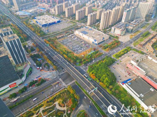 崇川區(qū)北大街便民商圈。人民網(wǎng)記者 王繼亮攝