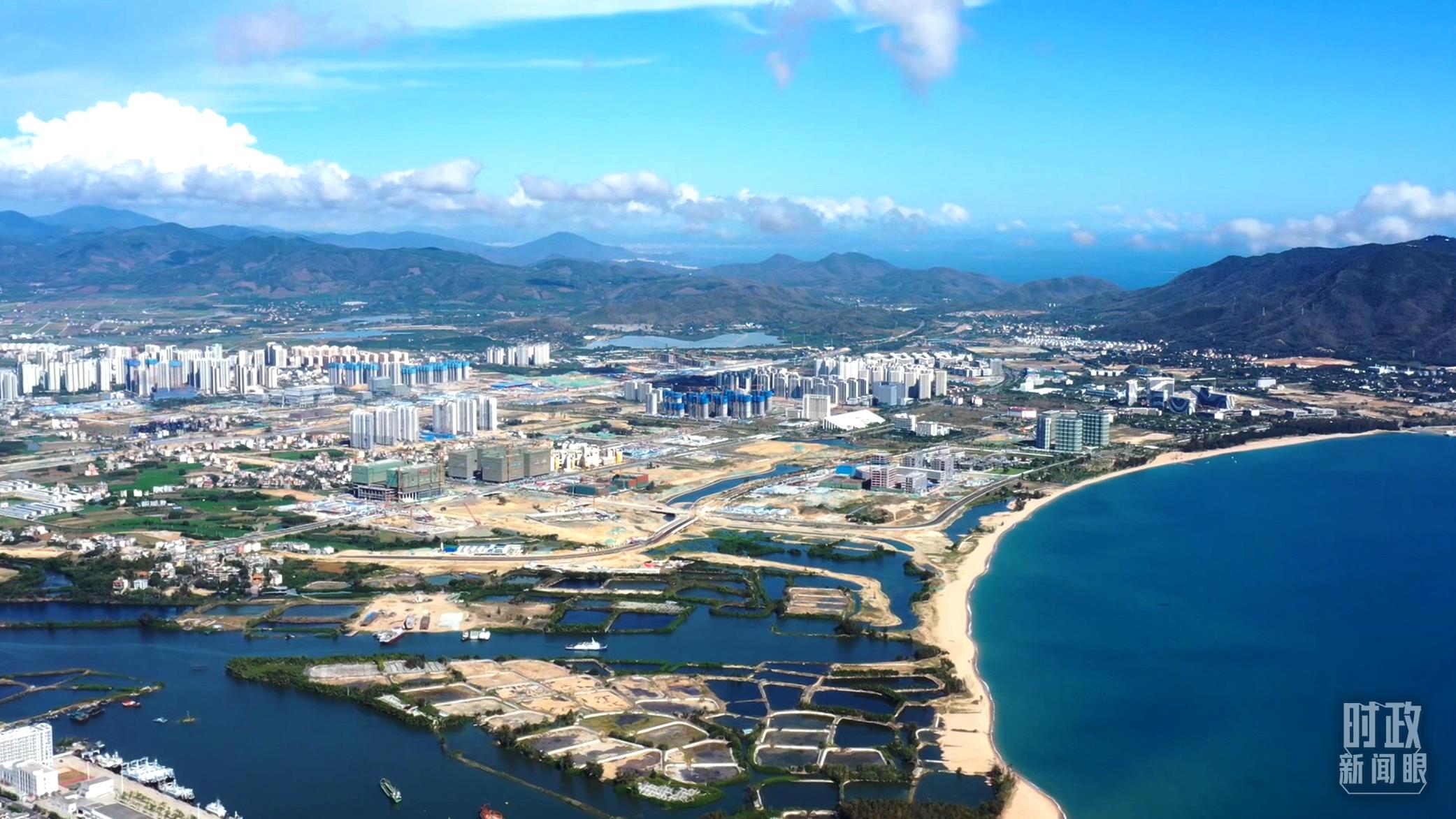海南崖州灣科技城。（總臺記者張偉克拍攝）