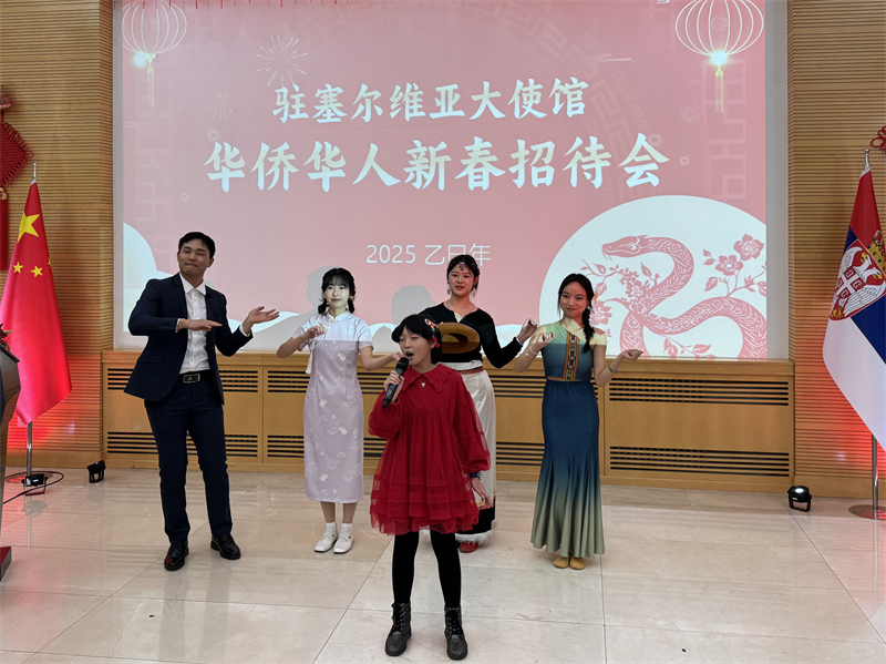 招待會(huì)現(xiàn)場(chǎng)表演。諾維薩德孔子學(xué)院供圖