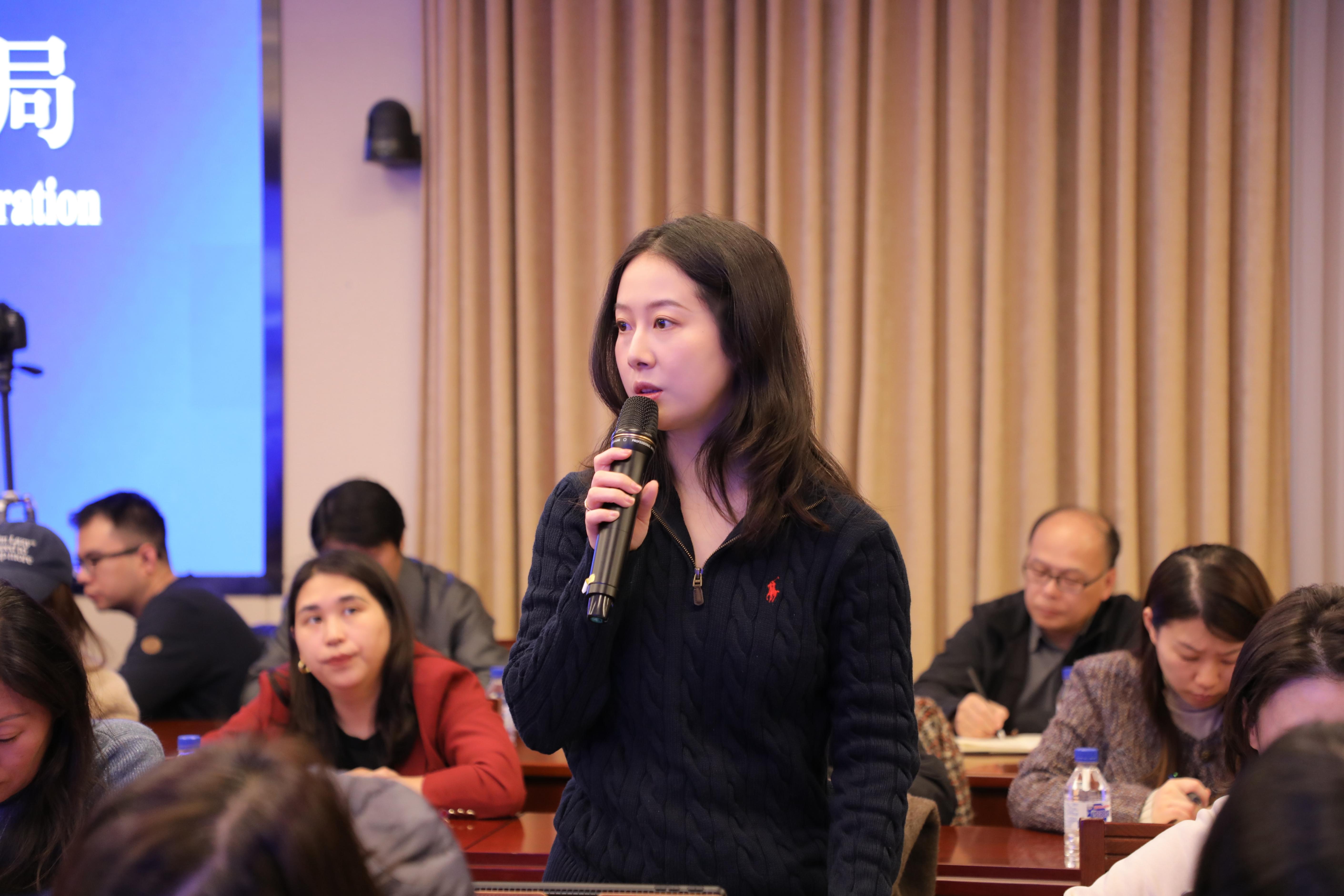 人民網(wǎng)記者提問(wèn)。會(huì)議方供圖
