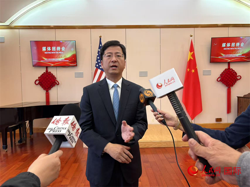 張建敏接受人民網(wǎng)等媒體記者采訪。人民網(wǎng) 鄧圩攝