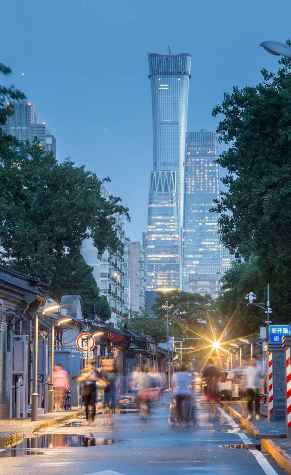 西總布胡同景觀。（受訪者供圖）