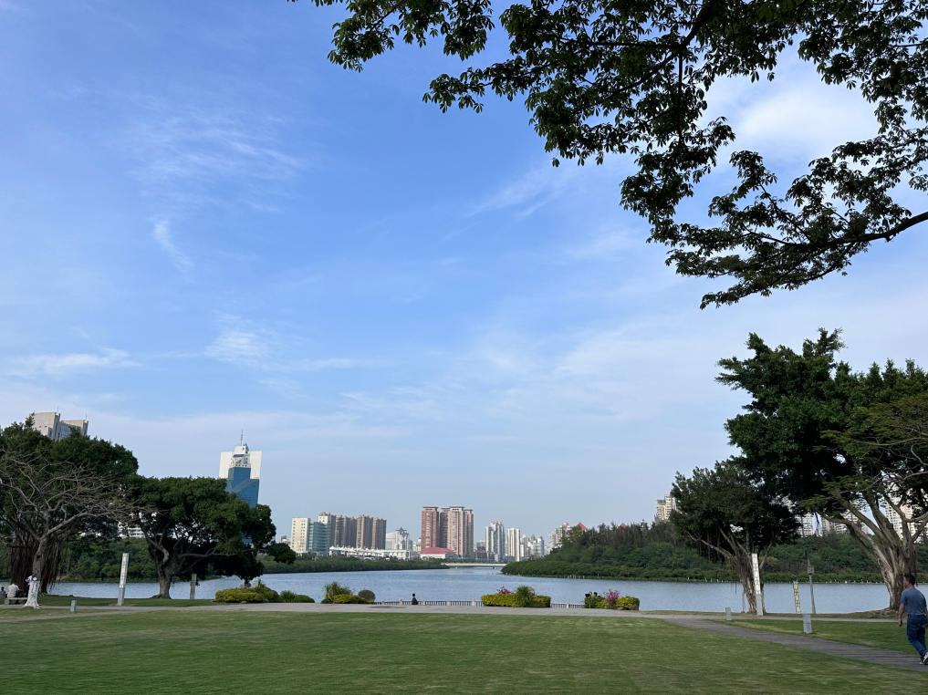 筼筜湖畔，風(fēng)景如畫(huà)。人民網(wǎng)記者 王紹紹攝