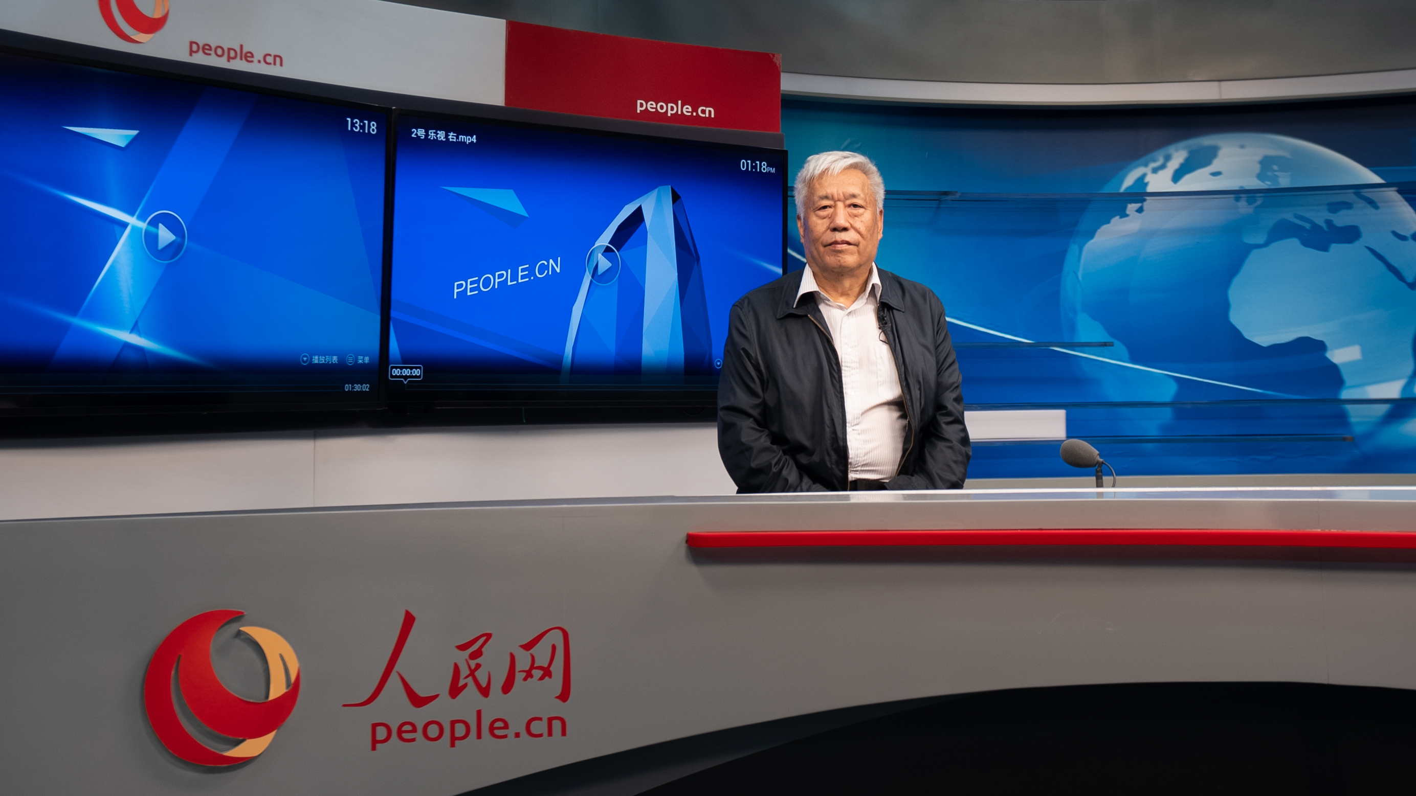 中國地震局地球物理研究所原副所長、研究員高孟潭作客人民網(wǎng)。人民網(wǎng)記者 葛泰佚攝
