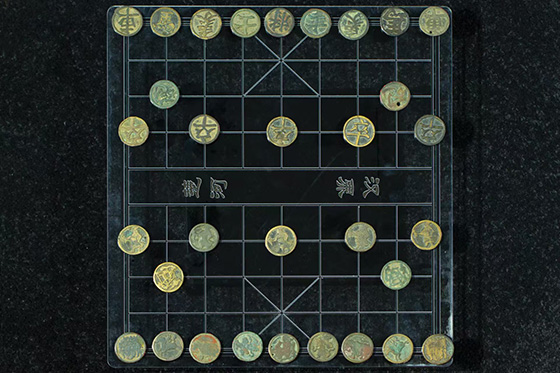 宋代中國銅象棋子。主辦方供圖