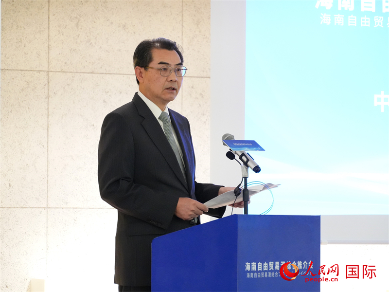 中國(guó)駐日本大使吳江浩致辭。人民網(wǎng) 許可攝
