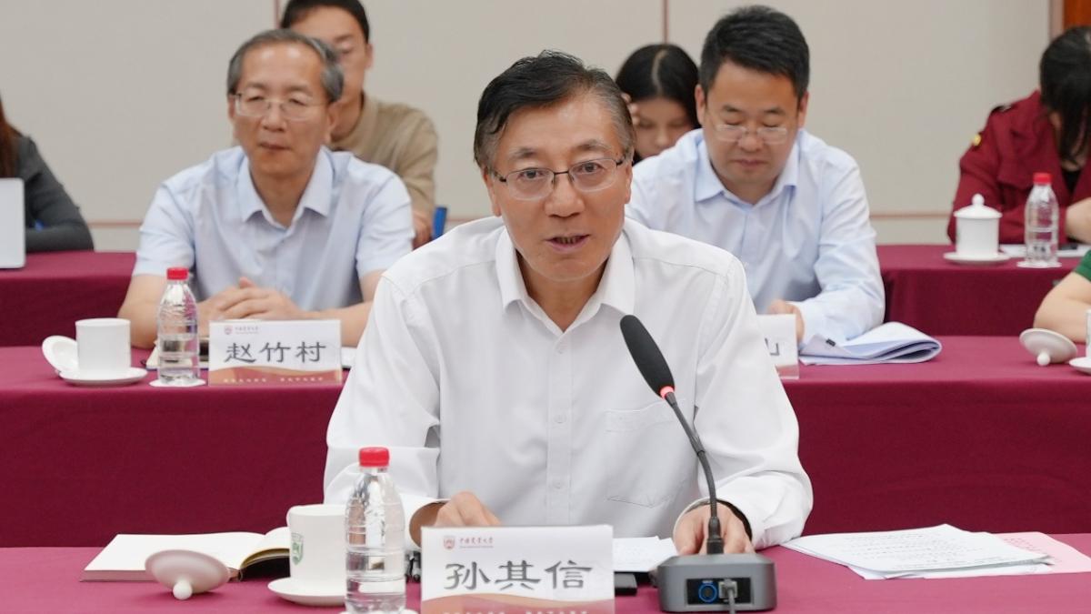 中國(guó)工程院院士、中國(guó)農(nóng)業(yè)大學(xué)校長(zhǎng)孫其信。校方供圖
